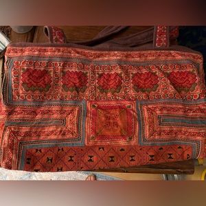 Hand made cross stitch tote bag.